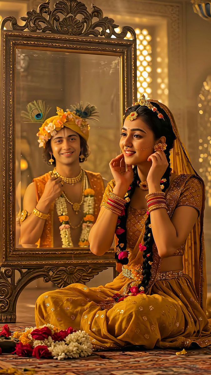 Er_Ashwani_M's tweet image. प्रेम क्या है — राधा की नज़रों से

राधा के लिए प्रेम “पाना” नहीं, बल्कि खो जाना है—कृष्ण में इतना डूब जाना कि अपना अस्तित्व भी उनकी धड़कन बन जाए।
राधा का प्रेम बिना शर्त है: न अधिकार, न अपेक्षा; सिर्फ़ समर्पण, आस्था और विरह में भी मुस्कुराता विश्वास।
यही प्रेम पूजा बनता है, यही…