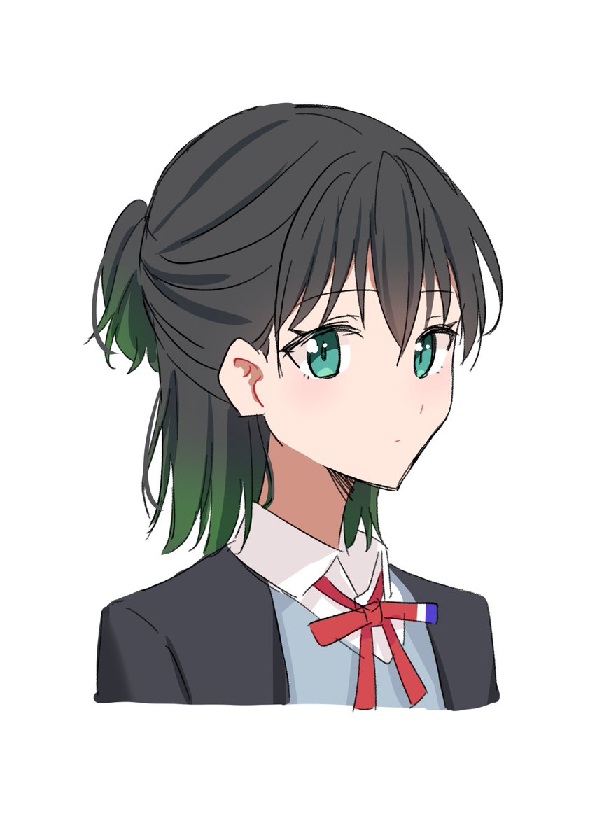 思い付きで描いたハーフアップ侑ちゃん