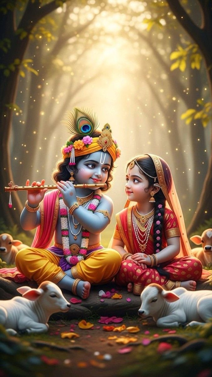 Alone000000000's tweet image. प्रेम💕

एक बार गोपियों ने श्री कृष्ण से कहा कि &apos;हे कृष्ण हमें अगस्त्य ऋषि को भोजन कराने जाना है, और ये यमुना जी बीच मे आ जाती हैं, अब आप ही बताइए कि हम कैसे जाएं?..❣️🧵👇

🪈जय श्री कृष्ण 🦚🌹🦋
#DevoleenaBhattacharjee