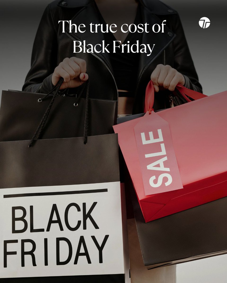 TechTeysha's tweet image. In the UK alone, Black Friday generates 700,000 tonnes of cardboard and plastic packaging waste. Shipping these goods produces 429,000 metric tonnes of greenhouse gas emissions. Meanwhile, 80% of Black Friday purchases end up discarded after minimal use. 

#BlackFriday