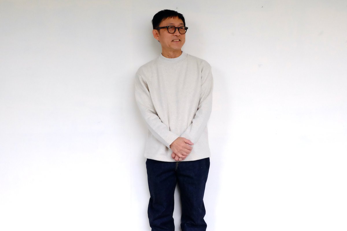 LifeClassico's tweet photo. MUYA. Crew Neck T-Shirtsは ちょっと前にご紹介したRelax Vestと同じスエット素材のカットソー。T-Shirtsと言っても暖かいよ〜!#MUYA "ムヤ
MUYA Crew Neck T-Shirts ¥13.200(¥12.000) Color : Oatmeal / Navy Size :(unisex) 2 / 4
Cotton 100% Made in Japan
https://t.co/a9pTLGNf7j https://t.co/0c9bYPuncI