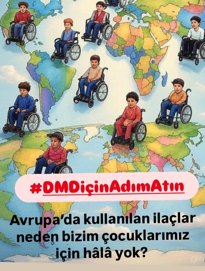 DMD kas hastası çocukların umudu, mRNA tabanlı yerli ve milli
 Gen tedavisi için TÜSEB’ten 
bürokratik süreci tamamlayıp klinik çalışmaları başlatmasını istiyoruz.

#DMDiçinAdımAtın 
<a href="/saglikbakanligi/">T.C. Sağlık Bakanlığı</a> <a href="/drmemisoglu/">Prof. Dr. Kemal Memişoğlu</a> <a href="/suayipbirinci/">Doç. Dr. Şuayıp Birinci</a> <a href="/DrYerebakan/">Dr. Halit Yerebakan</a> <a href="/tusebgovtr/">TÜSEB</a> <a href="/UmitKervan/">Umit Kervan</a>
Alina Boz