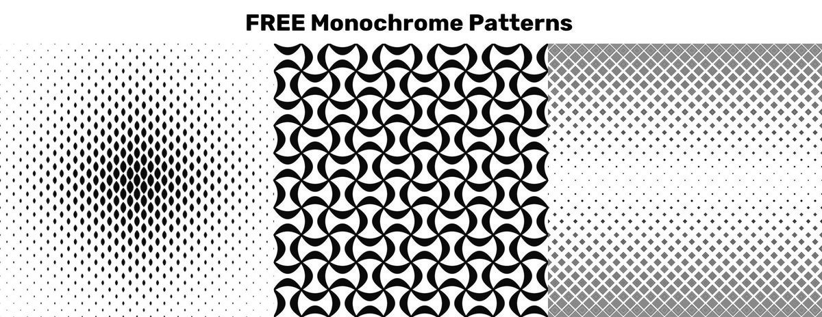 DavidZydd's tweet image. FREE Monochrome Patterns  freepik.com/collection/fre… #FreeAsset #FreeVectorGraphic #freebie #FreeGraphicDesign #FreeVectors #giveaway