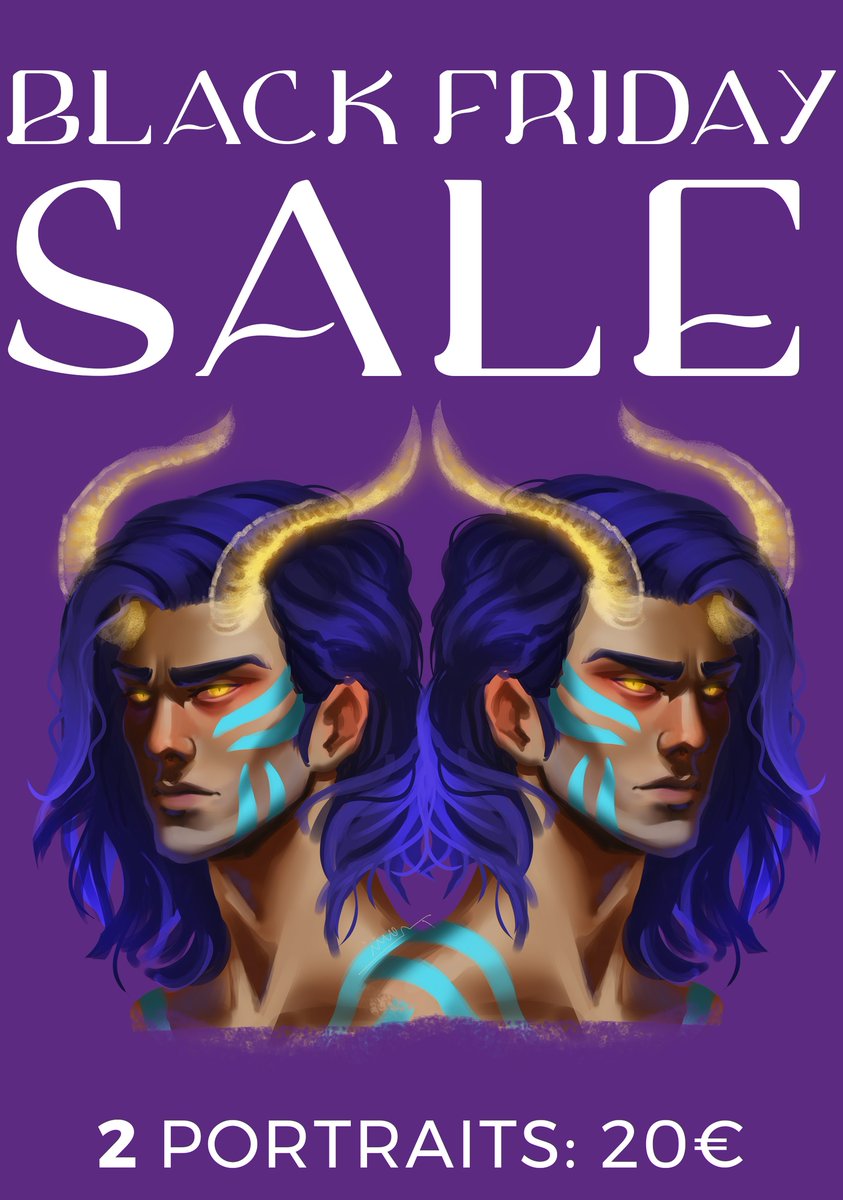 ArhyaArt's tweet photo. To all my little following and whoever this reaches: I'm running a Black Friday Sale until Sunday for sketched character art ~ 2x1 no less!

There's a small waitlist but you can still have them by Christmas!
#commissionsopen https://t.co/cVXdyiA9rV