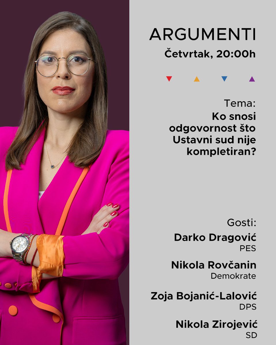 RTCGme's tweet image. #Argumenti, večeras od 20:00 na #TVCG1