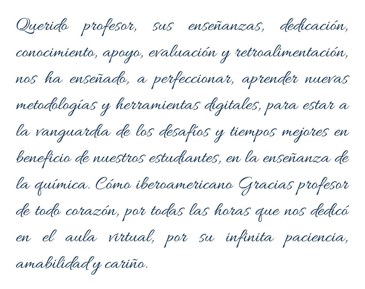 🔬Recibí unas palabras que me han emocionado profundamente. 🌟
A veces no somos conscientes del impacto que pueden tener nuestras acciones en quienes aprenden con nosotros. Mensajes como este te recuerdan por qué elegiste este camino y te llenan de energía para seguir adelante.💙