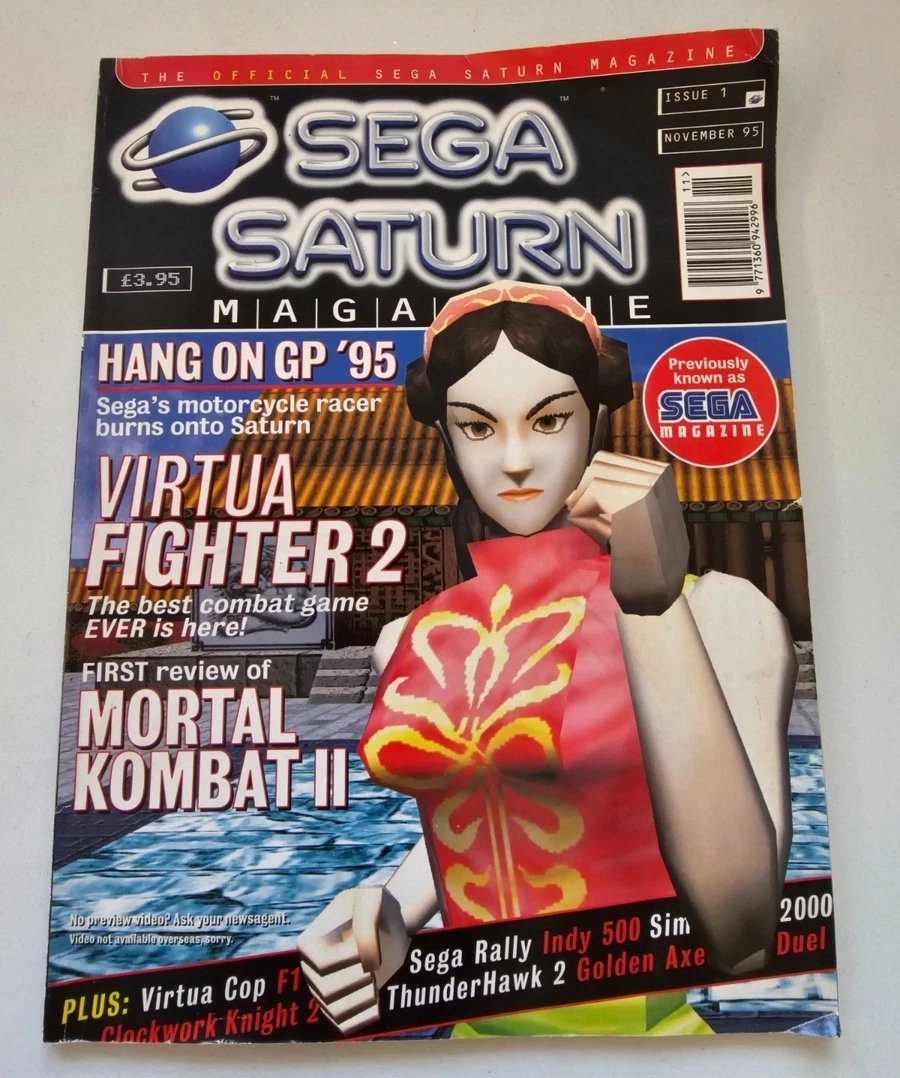 To go with my new obsession, I thought I'd pick up some issues of the official Sega Saturn magazine.

HOW MUCH???

Maybe one or two a month then 😄

(This is sadly not my copy)