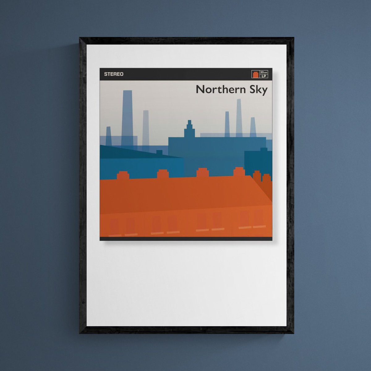 Aw reet! 
As it’s #LancashireDay I’m going to give away a Northern Sky A4 unframed print. Inspired by my hometown of Blackburn and Nick Drake.
Retweet and follow me to enter. 
I’ll pick a winner after 9pm (27 Nov) 
gailmyerscough.co.uk/product-page/n…