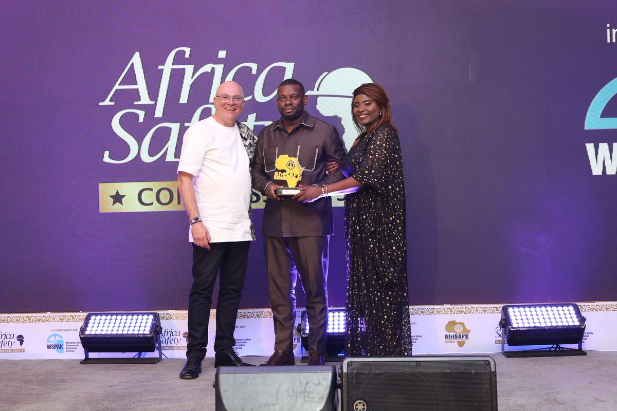 The AfriSAFE 2025 Energy Company of the Year is Bakers Hughes, Ghana 🇬🇭 

Thank you for demonstrating exceptional commitment to health, safety, security, environmental (HSSE) best practices, corporate social responsibility (CSR), and sustainability. 

AfriSAFE 2025… In