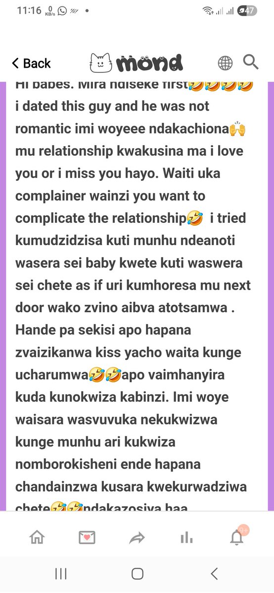 Hapana chinhu chakaoma sekudanana nemunhu asingadzidzisike 
Bhinzi inokwizwa kusvika wasvuuka 🤣😂🤣😂🤣😂 munhu ozoshamisika wakuramba kugumwa 
mond.how/en/babeswehunt…