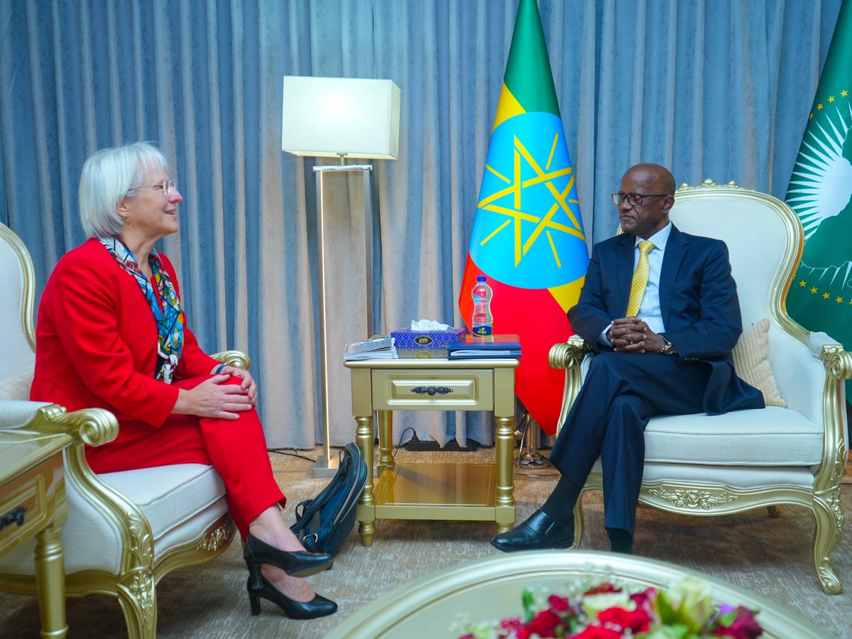 SMHaderaAbera's tweet image. I had a productive meeting today with Christine Pirenne, the Ambassador of the Netherlands to Ethiopia, where we discussed key bilateral and regional issues. We reviewed our strong economic ties, noting that over 100 Dutch-owned companies have invested more than one billion USD…