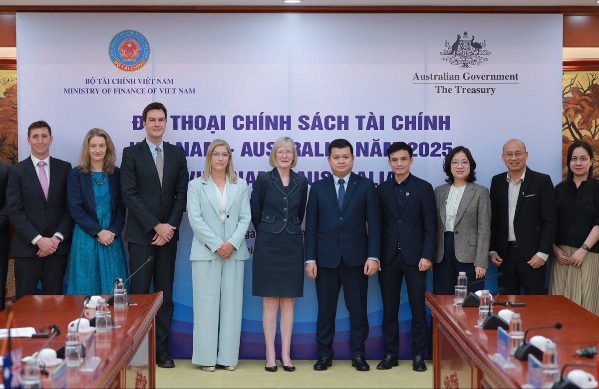 Delighted to open the fifth Vietnam–Australia Economic Policy Dialogue, which reflects the strong and enduring collaboration between the 🇻🇳 Ministry of Finance and the 🇦🇺 Department of Treasury.