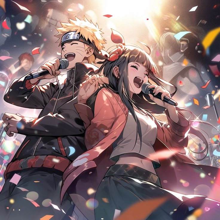 pal_banama68586's tweet image. Two stars on the stage, completely lost in the music! This duo is amazing! ✨
#NarutoKaraoke #AnimeDuo #ConcertVibes