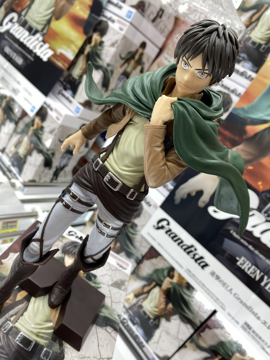 進撃の巨人 Grandista リヴァイ・エレン フィギュア 計10個セット 2025