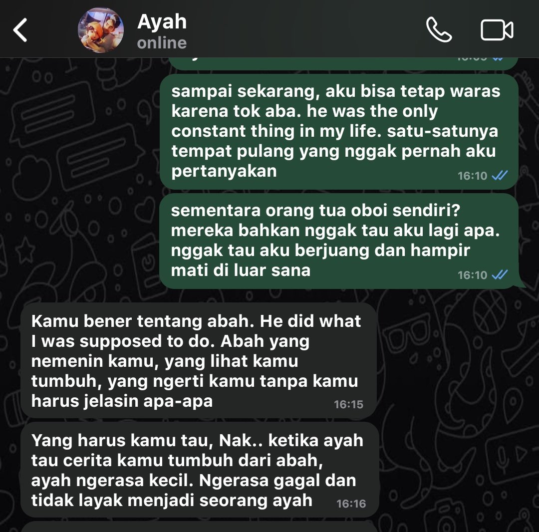 mau deep talk ayah anak ini gak temen temen?