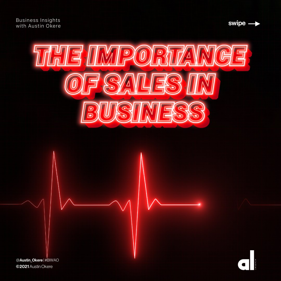 austin_okere's tweet image. &quot;Organisations need to have a clear approach to sales that works. To make a sale, you must prepare clearly and meticulously...&quot;
-
Here is a visual recap of my thoughts on &quot;the implication of sales in business.&quot;
What do you think?
#Entrepreurship