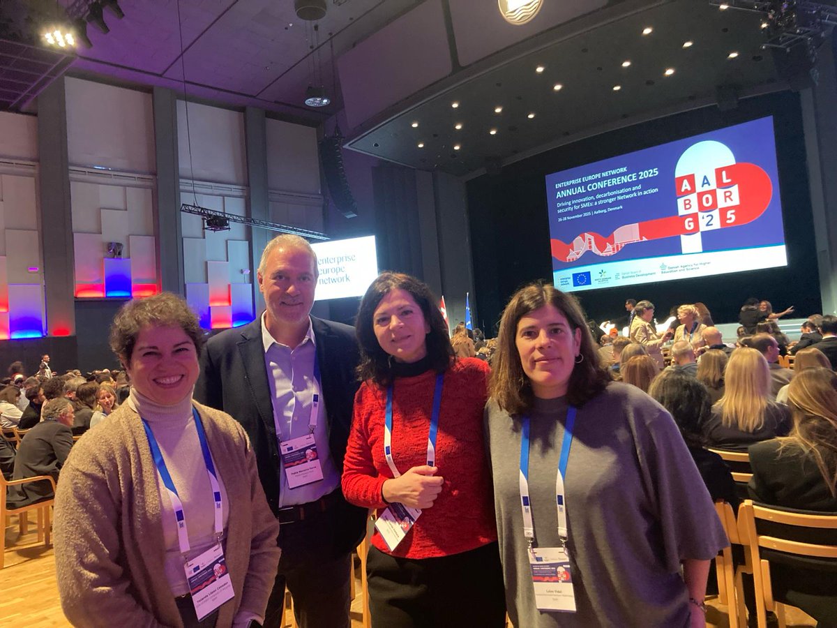 seimedcv's tweet image. ¡@seimedcv participa en la Conferencia Anual @EEN_EU  #EEN2025 en #Aalborg!
🙌 Es una oportunidad única para compartir experiencias, aprender y fortalecer la red que conecta a miles de pymes en Europa y más allá.🌍

#EENCanHelp #Seimed #Networking #Innovación #Empresas