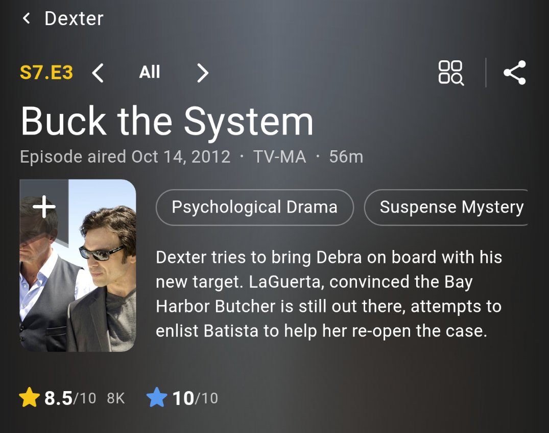 Dexter__39476's tweet image. #DEXTER 💉🔪🩸🛥️
#HappyThanksgiving 🔪🦃
REWATCH #NW S7E3
&quot;BUCK THE SYSTEM&quot;

#DexterResurrection 💉🔪🩸🛥️