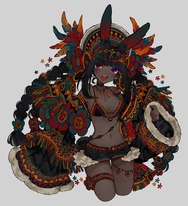 今月描いた創作絵+Skeb絵+ミニファンアート