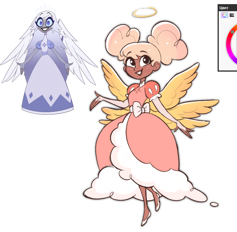 VilyaVlopick's tweet image. quick, slightly messy Emily redesign because I like her and I wanted to give her a warm cute color palette