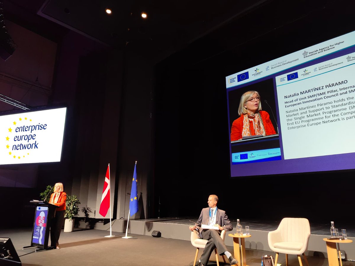 EEN_EU's tweet image. 🔴 Live at #EEN2025

🌍 With global markets evolving, we&apos;re looking with Natalia Martínez Páramo from @EU_EISMEA at how we support SMEs in making the most of FTAs, exploring new markets and strengthening their global strategy. 📘

#EENCanHelp @EU_Growth