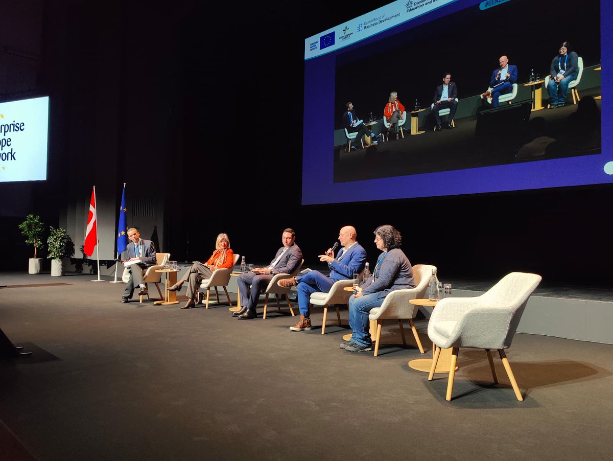 EEN_EU's tweet image. 🔴 Live at #EEN2025

🌍 With global markets evolving, we&apos;re looking with Natalia Martínez Páramo from @EU_EISMEA at how we support SMEs in making the most of FTAs, exploring new markets and strengthening their global strategy. 📘

#EENCanHelp @EU_Growth