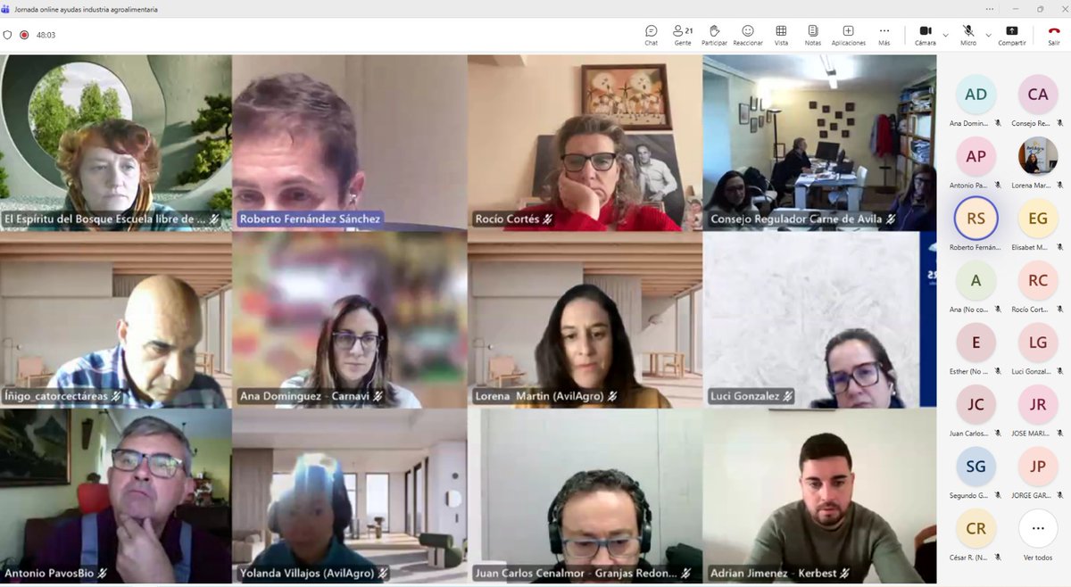 AvilAgro_org's tweet image. ✨ Hoy hemos celebrado un #webinar sobre las ayudas para la #industria #agroalimentaria de #CyL, una sesión pensada para ofrecer a nuestros #socios información clave.

💼 En @avilagro representamos a la industria agroalimentaria de #Ávila 

🤝 Gracias a todos los asistentes