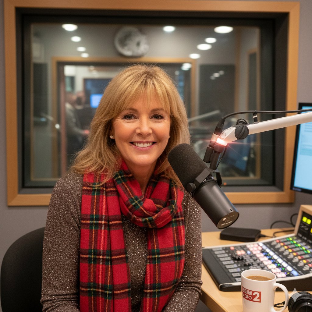vaskar1980's tweet image. Lorraine Kelly is stepping into a new spotlight this Christmas — tuning in as guest-host on BBC Radio 2! 🎙️✨ Exciting times ahead.
Get more news: omly.store/PTmqr
 #LorraineKelly #Radio2 #newchapterwithleo