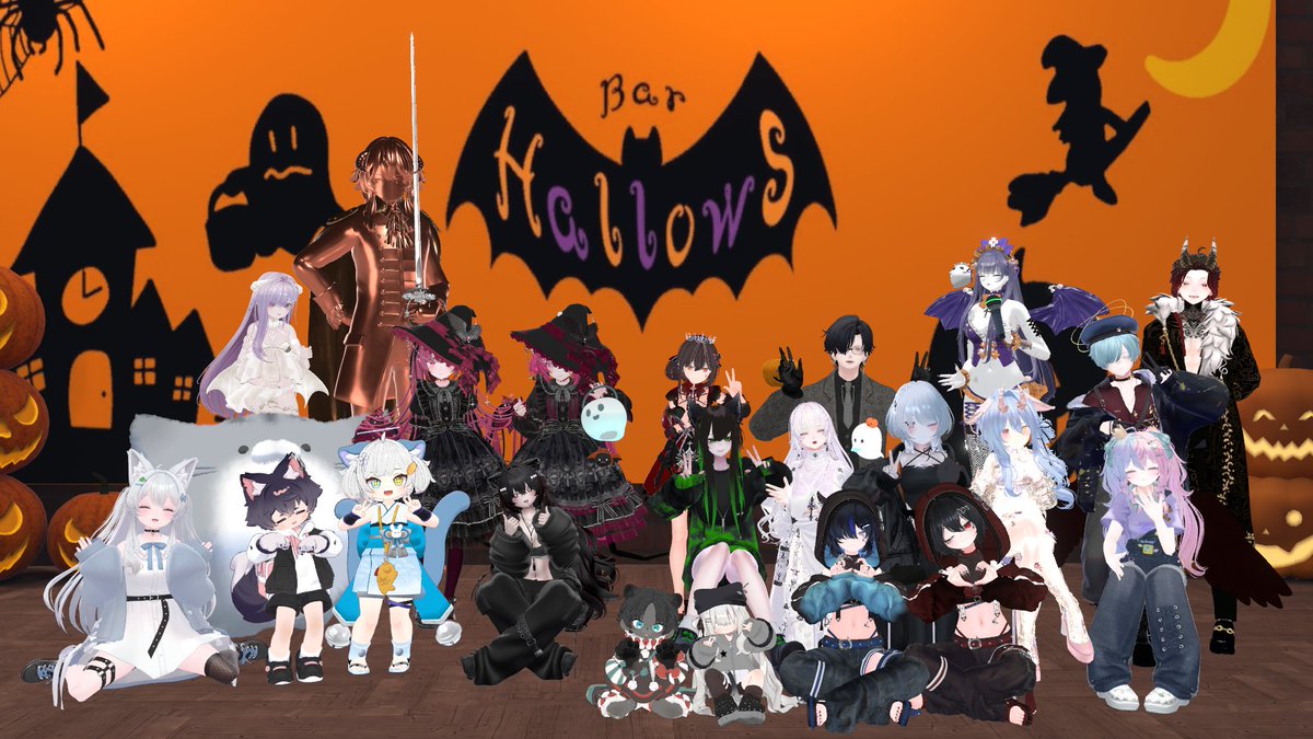 kotsusan_'s tweet photo. 11/26が最後の営業日でした！
来てくださってありがとうございました🐺
またいつかのハロウィンで🎃👻
#BarHallows https://t.co/ks8JCxIDrr