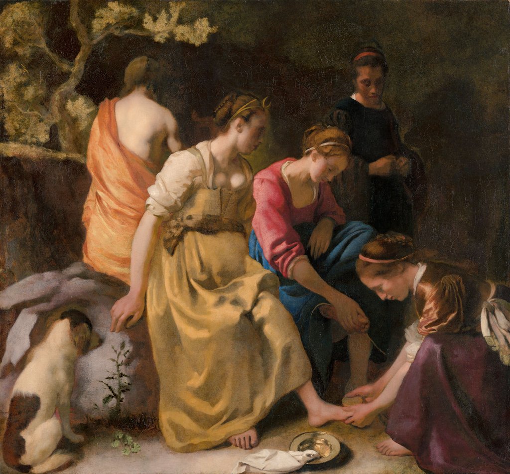 ArtGuide_db's tweet image. Johannes Vermeer
Diana and her Nymphs