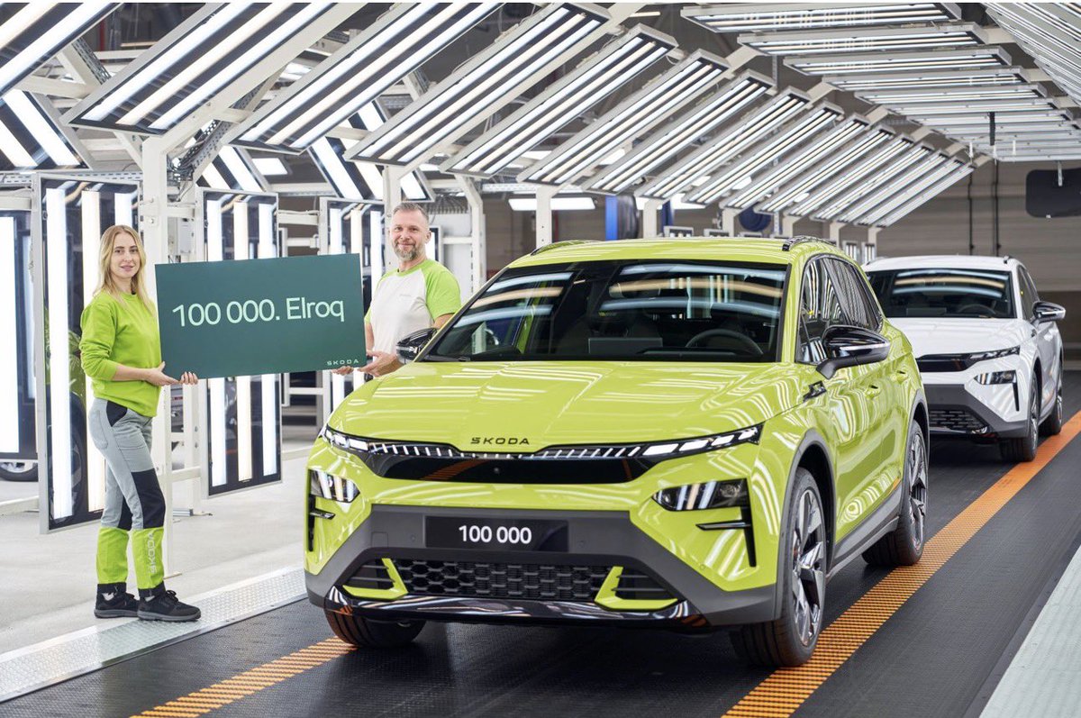 Since starting production earlier this year, Škoda has already produced 100,000 Elroq units—now the best-selling BEV in Europe for October.
