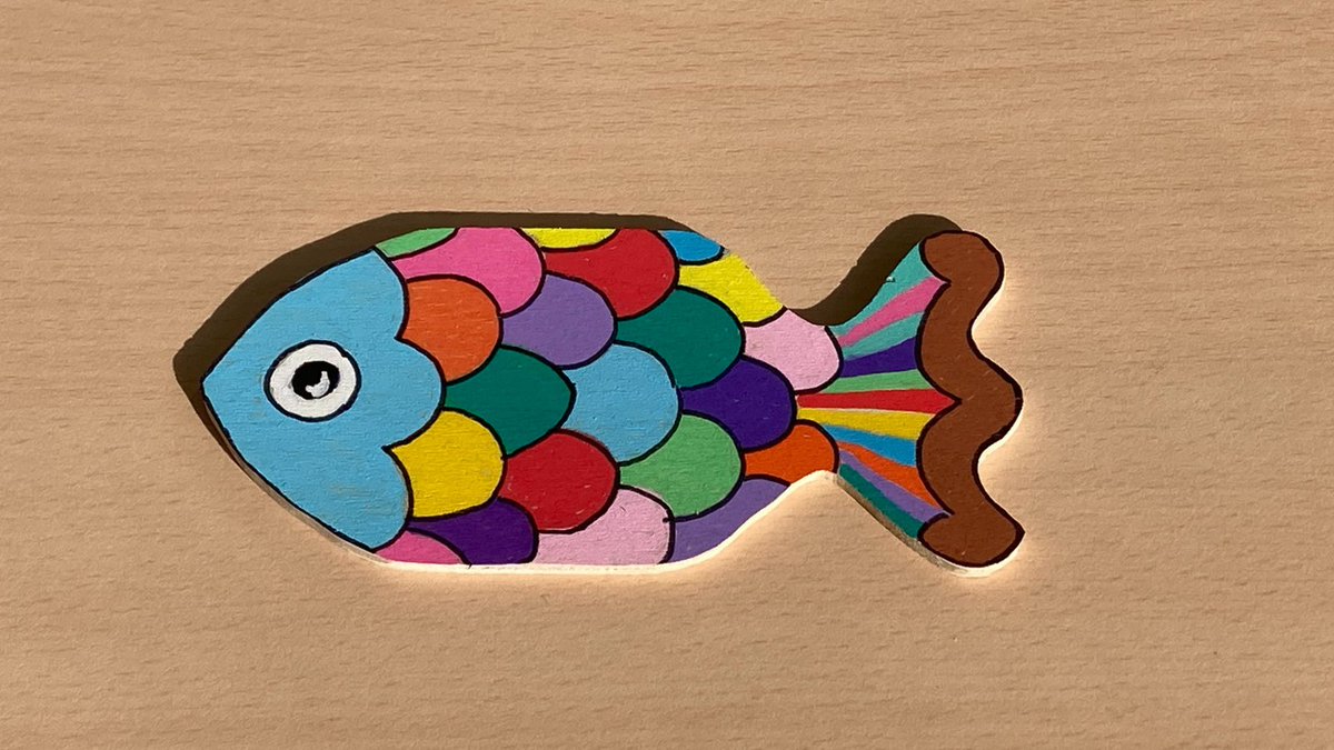 Playmake_japan's tweet photo. PLAYmakeで作ってくれた作品。色づかいが最高すぎる🐟
#PLAYmake https://t.co/kd6WVaC1b3