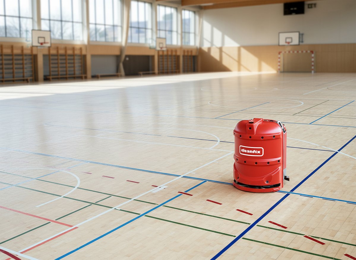 CleanfixRobot's tweet image. 𝗠𝗮𝘅𝗶𝗺𝘂𝗺 𝗖𝗹𝗲𝗮𝗻𝗹𝗶𝗻𝗲𝘀𝘀 𝘄𝗶𝘁𝗵 𝗠𝗶𝗻𝗶𝗺𝘂𝗺 𝗗𝗼𝘄𝗻𝘁𝗶𝗺𝗲

With a cleaning performance of 1,250 m² per hour, it can clean a DIN 18032 triple sports hall (1,215 m²) in just 1 hour.

➡️ Learn more: cleanfix-robotics.com/use-cases/spor…

#RA660Navi #Cleaning #Sports