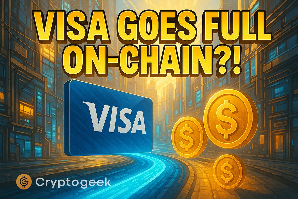 the_Cryptogeek's tweet image. Visa farming stablecoin clout now? 👀 @Visa teams up with AquaNow to use $USDC-style rails for faster settlements.
If TradFi is settling in stables, how long till your bank runs on-chain behind the scenes? 💸
#VisaPartnership #StablecoinSettlement #AquaNow