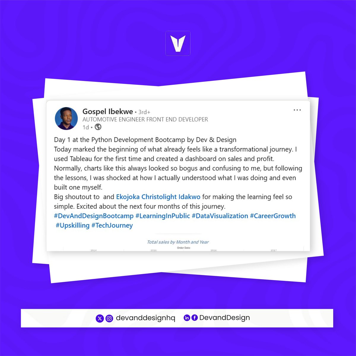 devanddesignhq's tweet image. Another learner just kicked off their Python journey.
If you want hands-on classes, real projects, and support while learning jump in now.
Registration is still open.