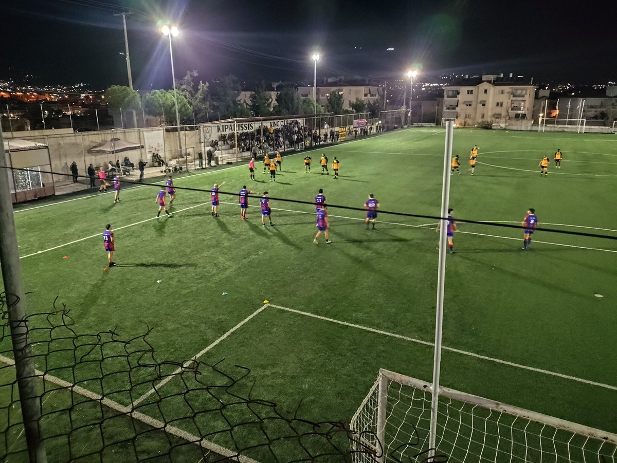 The small but vocal crowd for the historic first-ever derby between <a href="/aek_official/">AEK Athletic Club</a> and <a href="/PanioniosRL/">Panionios Rugby League</a>