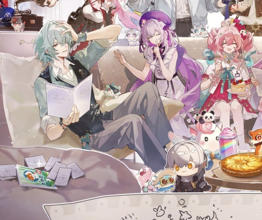 anaxasstrap's tweet photo. I just love anaxa, castorice and hyacine's bond. They're so 🥺. Glad hyv always keeps them together https://t.co/mymjbr3j9m