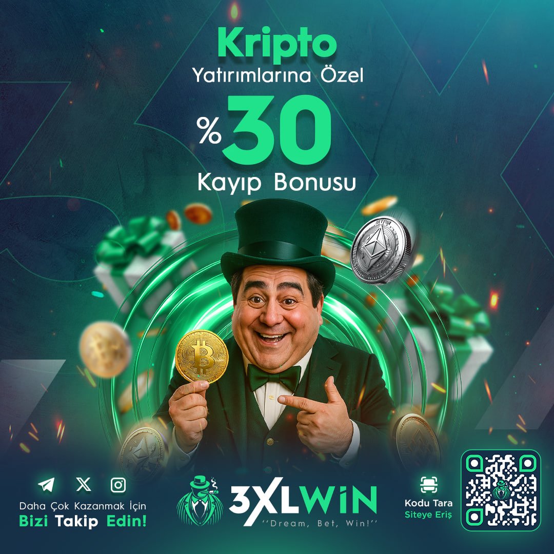 3xl_win's tweet photo. ❌ #3XLWIN'de Kaybetmek Yok.

🛍Kripto İle Yatır Oyna, Kaybın 3xlwin'de Güvende! 

🎁%30 Kripto Yatırımlarına Özel Casino Kayıp Bonusu İle Kaybını Kazanca Dönüştür!

💵 AVANTAJLAR 3XLWIN'DE!

💢GÜNCEL GİRİŞ (https://t.co/oP3nt7Hseu)

#3xlwin #casino https://t.co/gdYtaJl25h