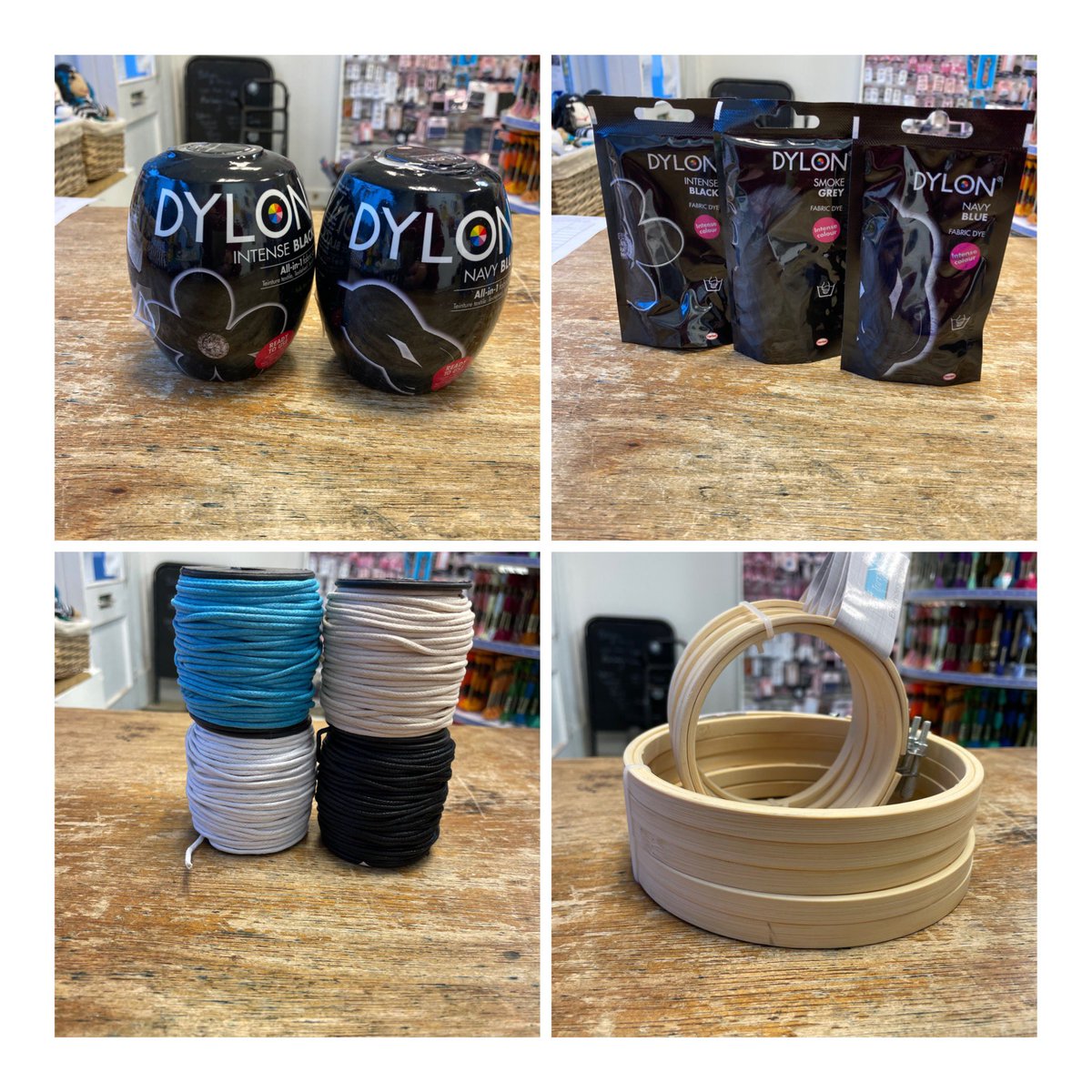 ButtonsBows6's tweet image. Yesterday&apos;s delivery included #Dylon machine &amp;amp; hand dyes, faux leather #cord, #embroidery #hoops, #ribbon, #wadding, #pincushions, #darning #mushrooms, kilt pins, #knitting #needles &amp;amp; Anchor Creativa #yarn. Available in store, online, click &amp;amp; collect.

buttonsandbowspz.com