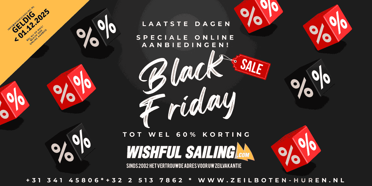 Wishfulsailing's tweet photo. ⛵ Black Friday Deals • Laatste dagen - Boek nu! - https://t.co/NR6EwQVGVZ 🌊⛵️ 
 
Boek nu jouw zeilvakantie voor 1 december, bekijk ons online aanbod op https://t.co/7bmJvVkYj8 🌅🇬🇷🇭🇷🇹🇭
 
#WishfulSailing #BlackFridayZeilen #Zeilvakantie #AvontuurWachtOpJou https://t.co/neFygh1w5V