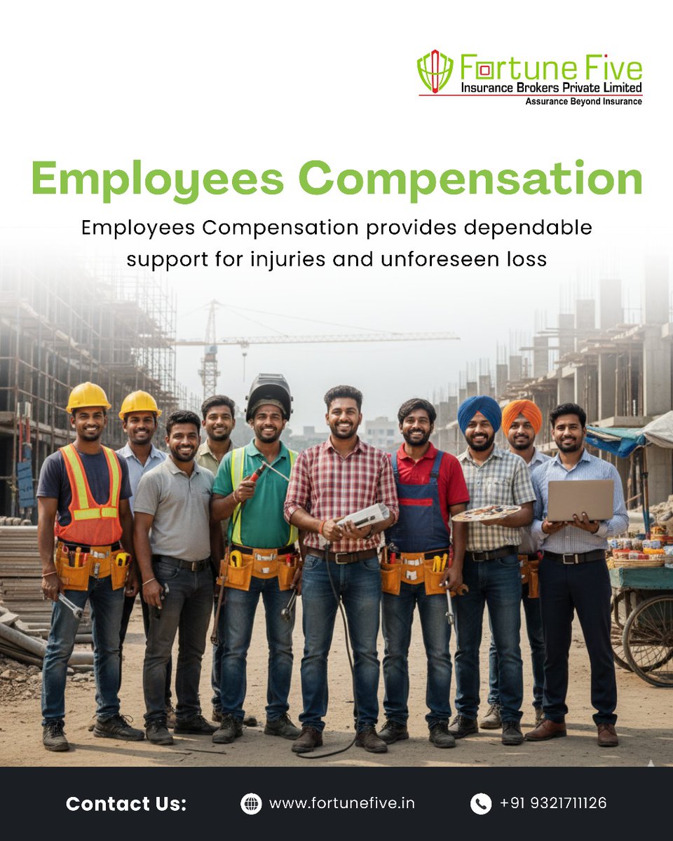 FortuneFiveIBPL's tweet photo. Your work matters. So does your protection. Employee Compensation has your back.

#SafetyFirst #SecureWithFortuneFive #WorkmanCompensation #EmployeeWellbeing #WorkplaceCare #ProtectionMatters #EmployeeSafety https://t.co/fZU49Dyo8o