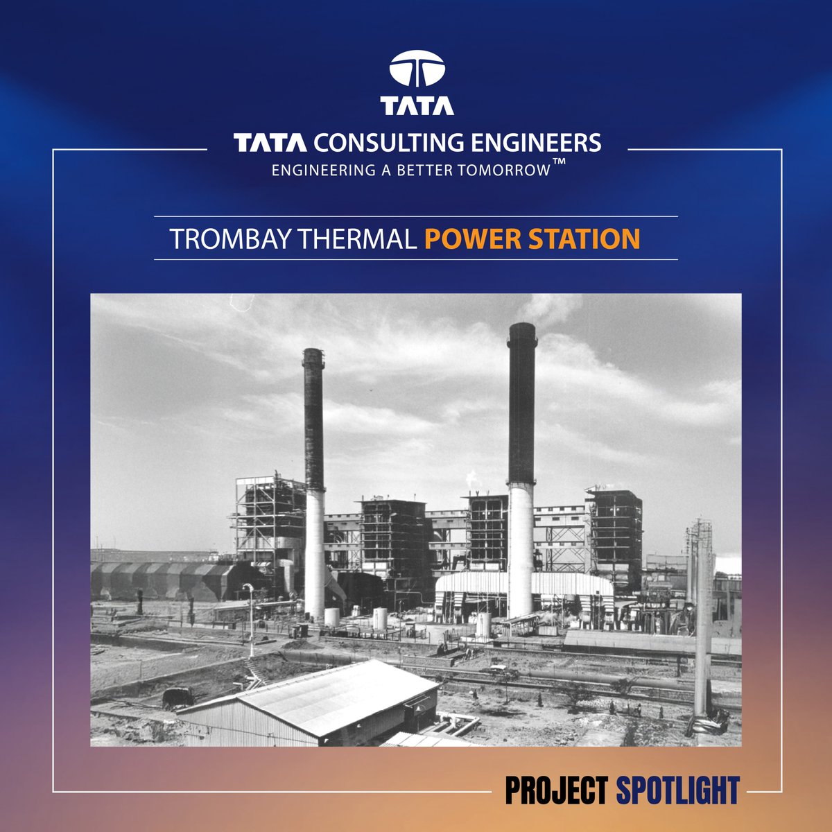 TCEConnect's tweet image. The Trombay Thermal Power Station played a defining role in the early journey of Tata Consulting Engineers (TCE). It was here that TCE strengthened its capabilities in power generation and set new benchmarks for engineering in India.

TCE supported the detailed engineering and…