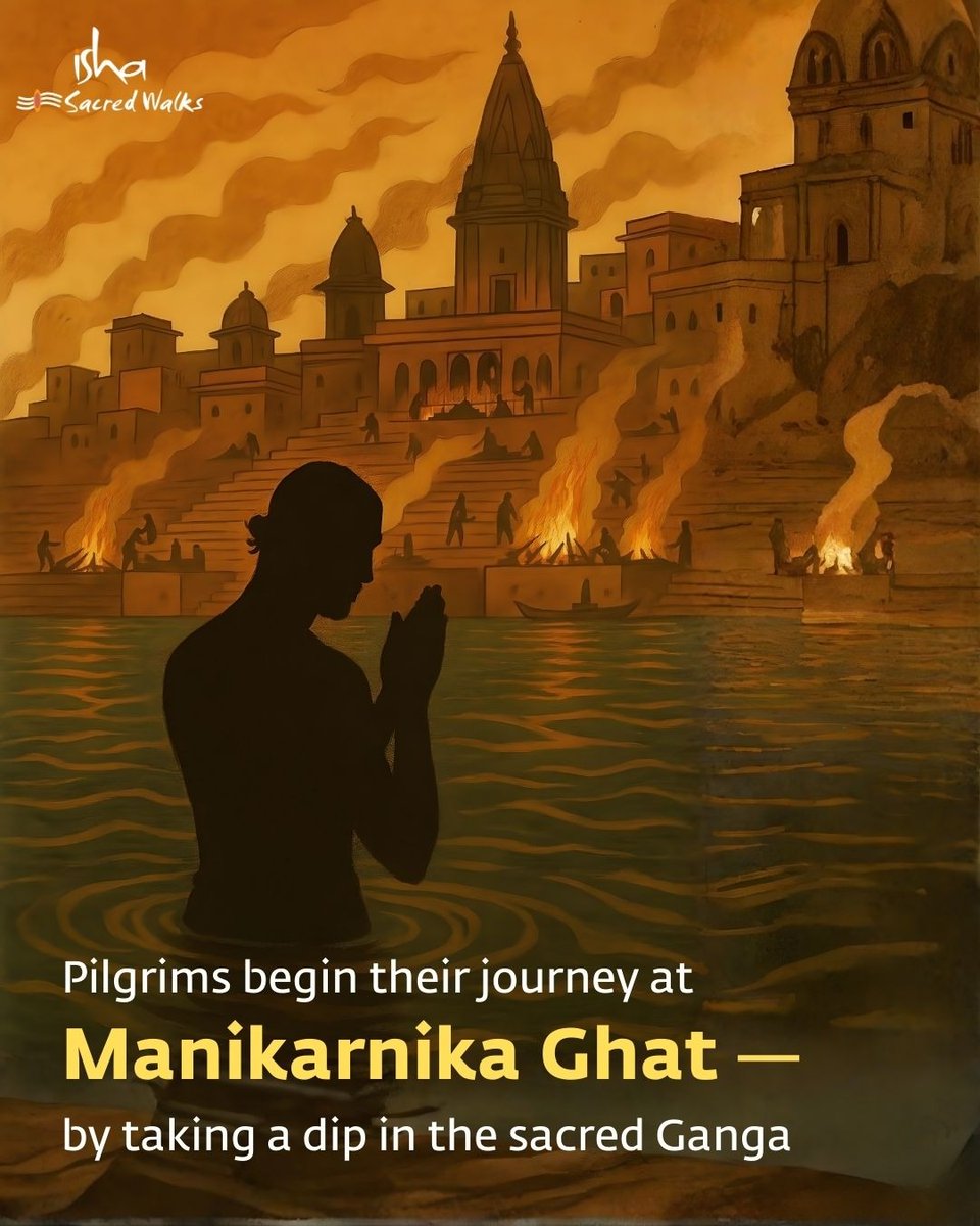 IshaSacredWalks's tweet image. The Panchakroshi pilgrimage traces 108 shrines along the sacred Kashi Mandala — a reminder that Kashi is a living presence.

Kashi Krama with Isha Sacred Walks is an opportunity to experience this ancient city in its full depth and glory. 

Stay tuned for the upcoming sojourn!