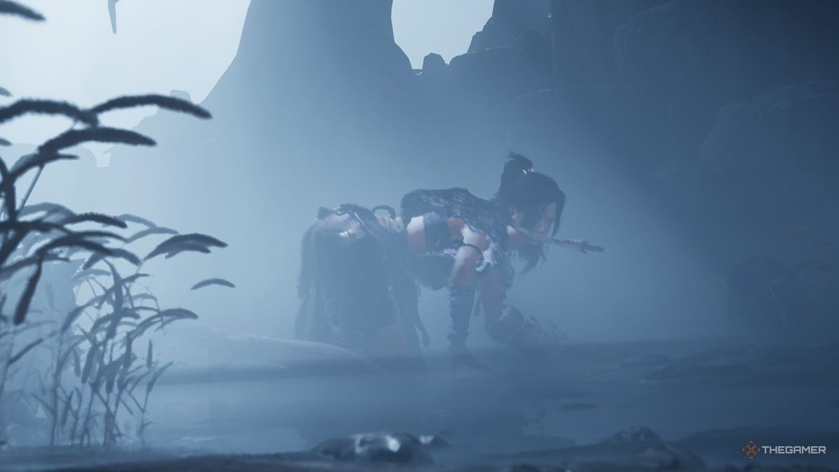 In where winds meet, this lady here, this absolute savage, this flea infested woman, has beaten my booty cheeks harder then any other boss I've ever faced