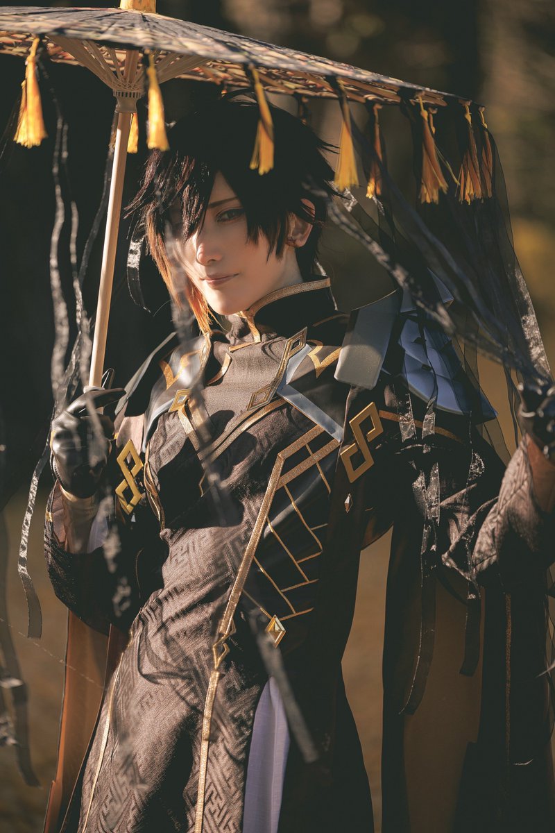 【cosplay】
原神/鍾離/岩王帝君

photo/おーぎ(<a href="/nontank_/">おーぎ</a> )
#Zhongli #GenshinImpact