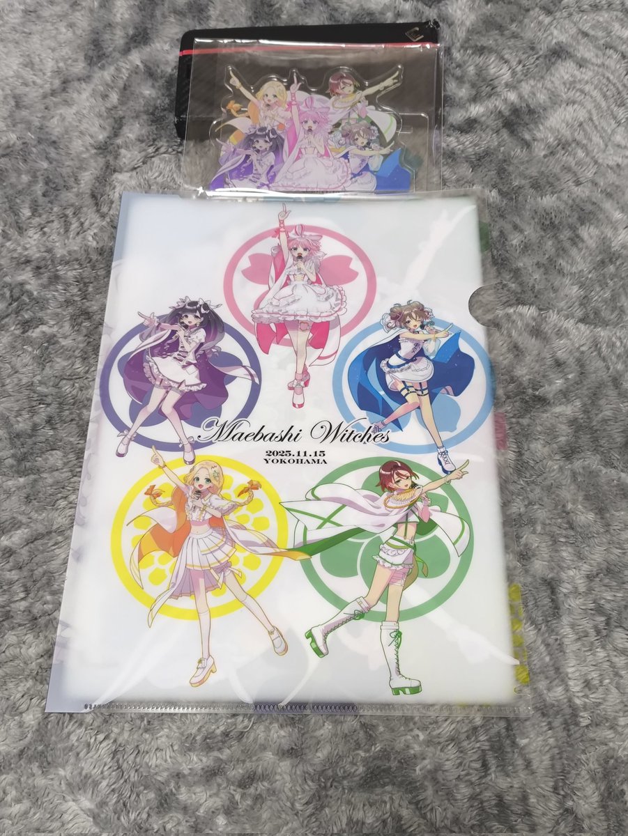 参加させて頂いたフラスタ企画の記念にクリアファイルとアクスタも制作