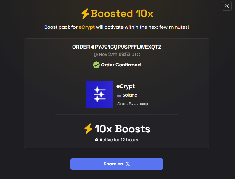 EncryptCircuit's tweet photo. Boosted 10x https://t.co/bOOfsa5DKz