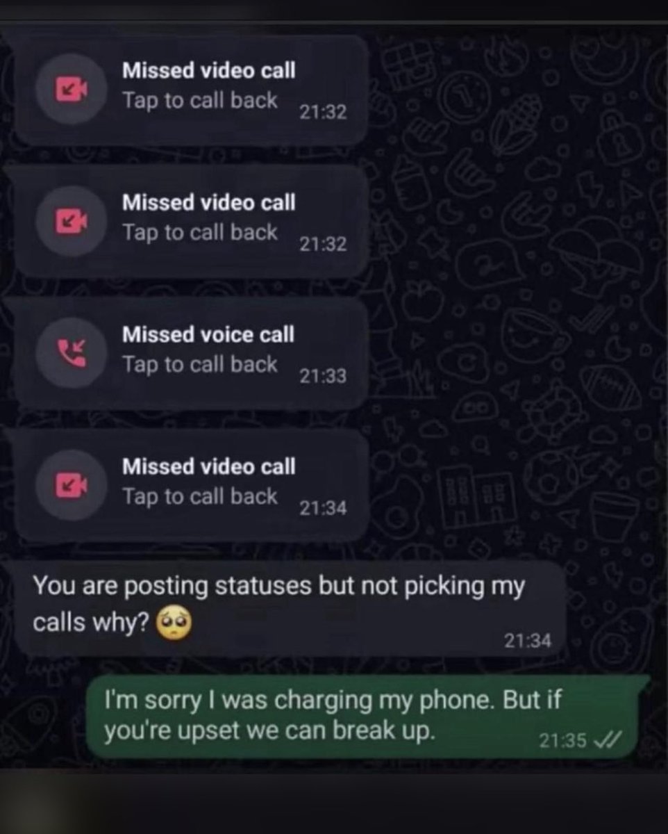 If you’re upset you can break up 🤝