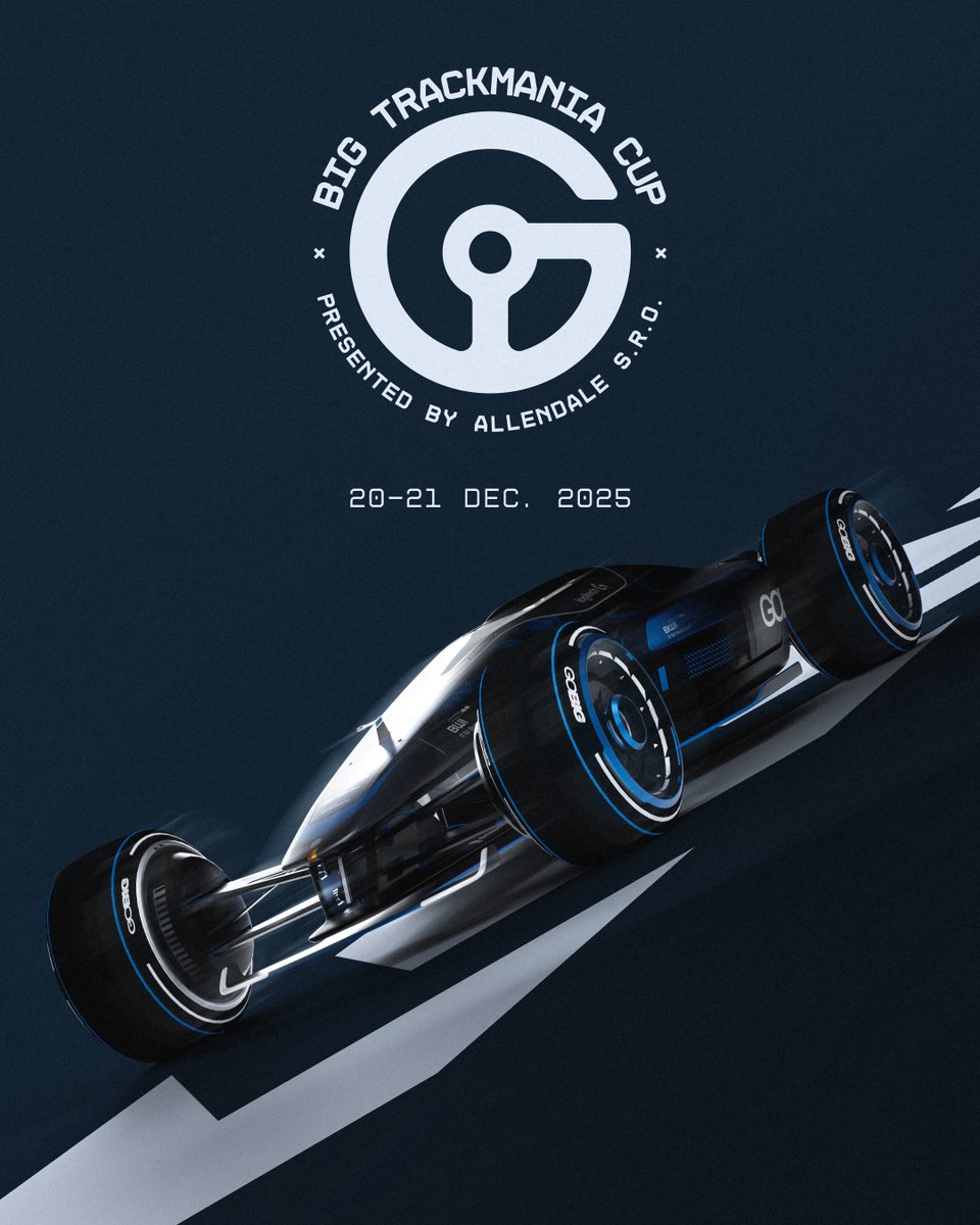 GranaDyy's tweet image. 🚨 Announcing the BIG Trackmania Cup 🚨

🏎️ Hommage to ZrT Trackmania Cups
💵 10,000€ prize pool
📅 20th-21st of December

All the important information can be found below ⬇️
