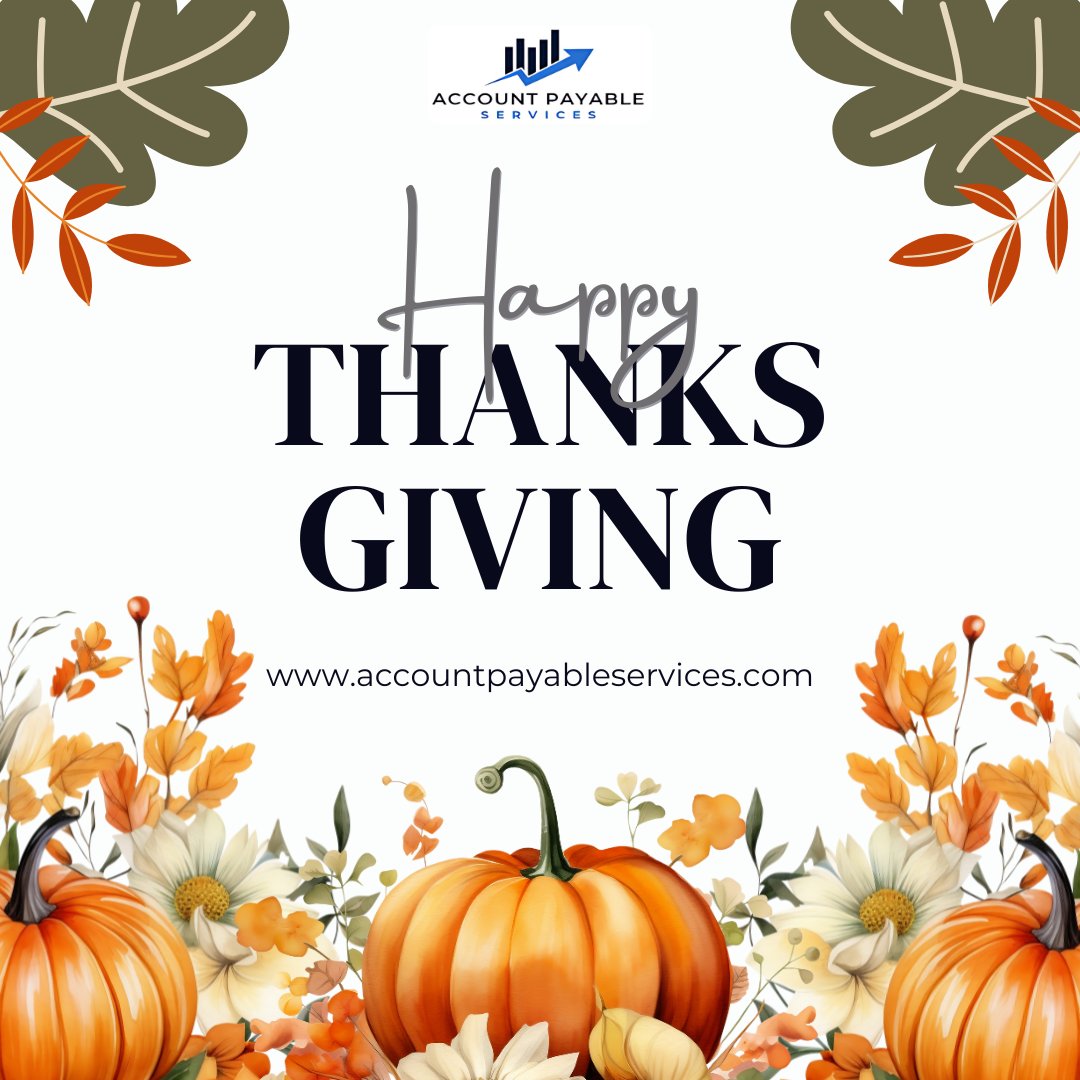 accountpayable0's tweet image. This Thanksgiving, we celebrate the partnerships that inspire us to keep delivering excellence every day.

Grateful for your trust and collaboration.

#gratitudeInbusiness #thankfulclients #accountingsolutions #accountingsoftware #businessautomation #financegrowth